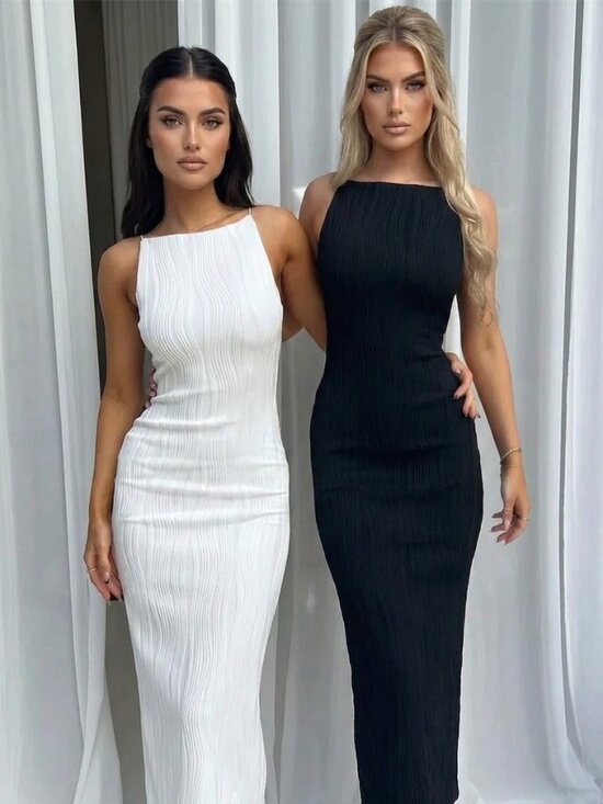 Dresses & Skirts - THE RUCHED SPLIT MAXI DRESS BY CALIFORNIA DAMES, A MONIKA'S ONLINE CO.